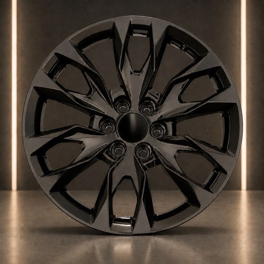 OE Premium P7- 22x9 Gloss Black 6x139.7 | Chevrolet GMC