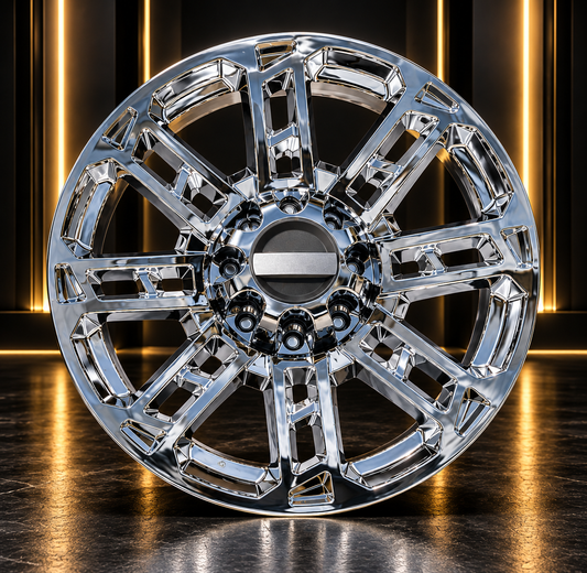 F21 – 22” Chrome Ford Super Duty Style Wheel F-250