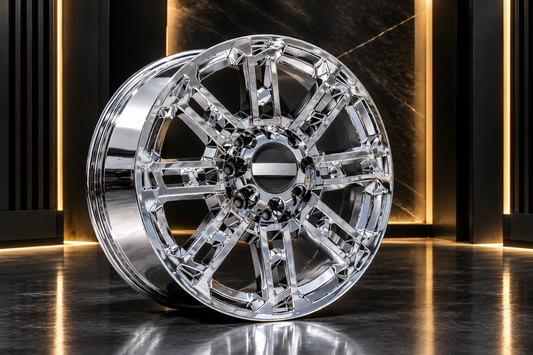 F21 – 22” Chrome Ford Super Duty Style Wheel F-250