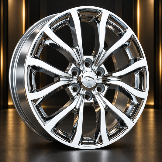 OE Premium F2 22x9.5 Chrome Wheel – 6x135 +44 | Ford F-150, Expedition & Lincoln Navigator