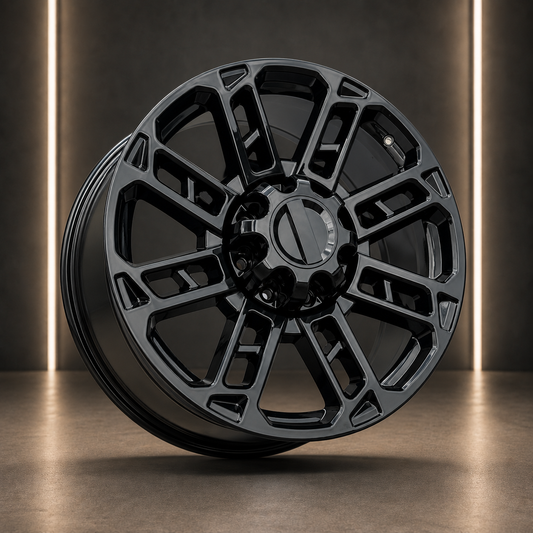 OE Premium OE-P1 22x9 Gloss Black wheel 8x170 +40mm | Ford Super Duty F-250 F-350