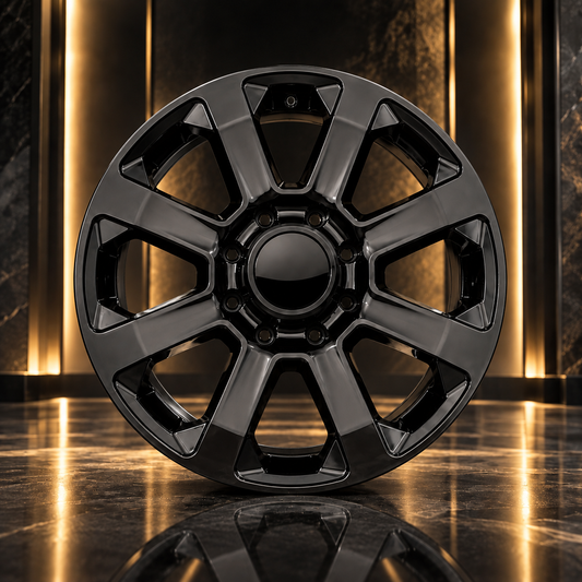 OE Premium Wheels R21 20x8 Gloss Black Wheel – 8x165.1 +50mm – Ram 2500 / 3500