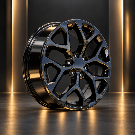 OE Premium Wheels G1 22x9 Gloss Black Wheel for Silverado 1500, Sierra 1500, Tahoe & Yukon | 6x139.7