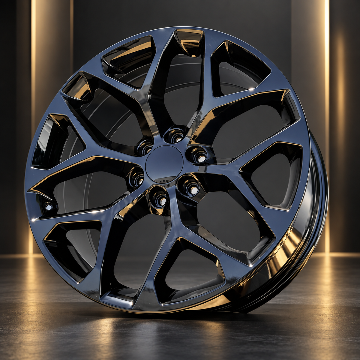 OE Premium Wheels G1 22x9 Gloss Black Wheel for Silverado 1500, Sierra 1500, Tahoe & Yukon | 6x139.7